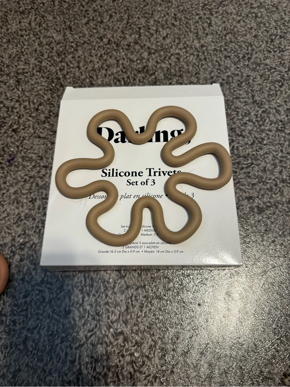Darling Silicone Trivet Set of 3 - 2 sizes